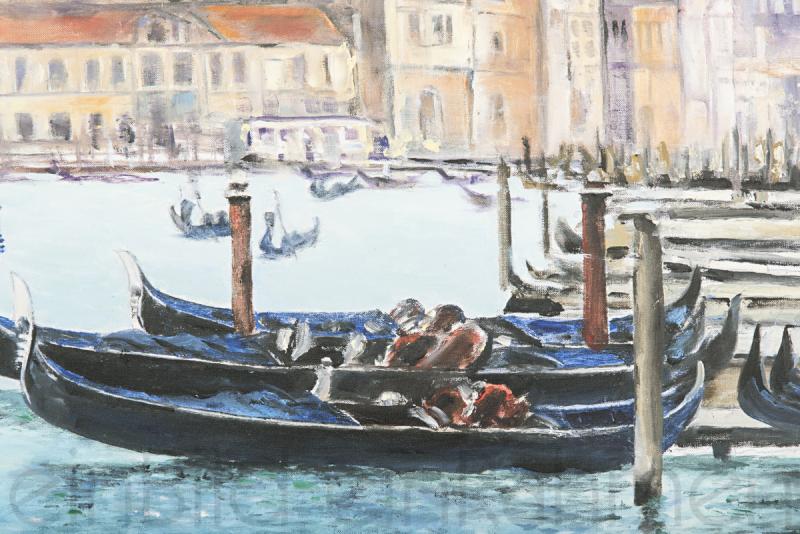 Venedig am Nachmittag Christian Sommer Detailbild Giclée-Druck Kunst Gallerie einBild einRahmen